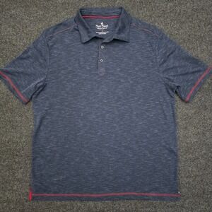 Nat Nast Mens Large‎ Blue Red Trim Luxury Originals Polo Shirt Casual